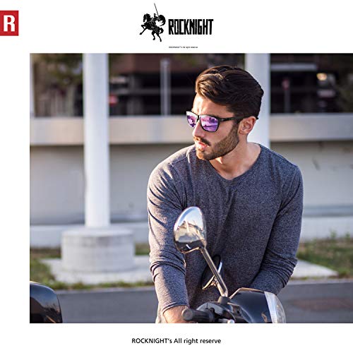 Image of ROCKNIGHT HD Polarized Driving Sunglasses UV400 Protection Lightweight Al-Mg Metal Frame Outdoor Casual 60mm