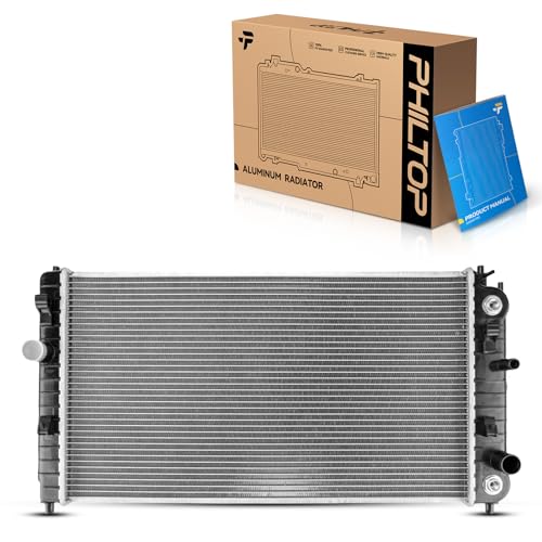Image of PHILTOP Aluminum Car Replacement Radiator Compatible with 1997-2003 Malibu, 2002-2005 Grand Am 3.4L, 1999-2001 Grand Am, 1999-2001 Alero, 2002-2004 Alero 3.4L, 1997-1999 Cutlass CU2264