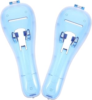 Mikikit 2Piezas Estuche de Viaje Rasurador Caja de Almacenamiento Portátil Afeitar Protección y Confiable Color