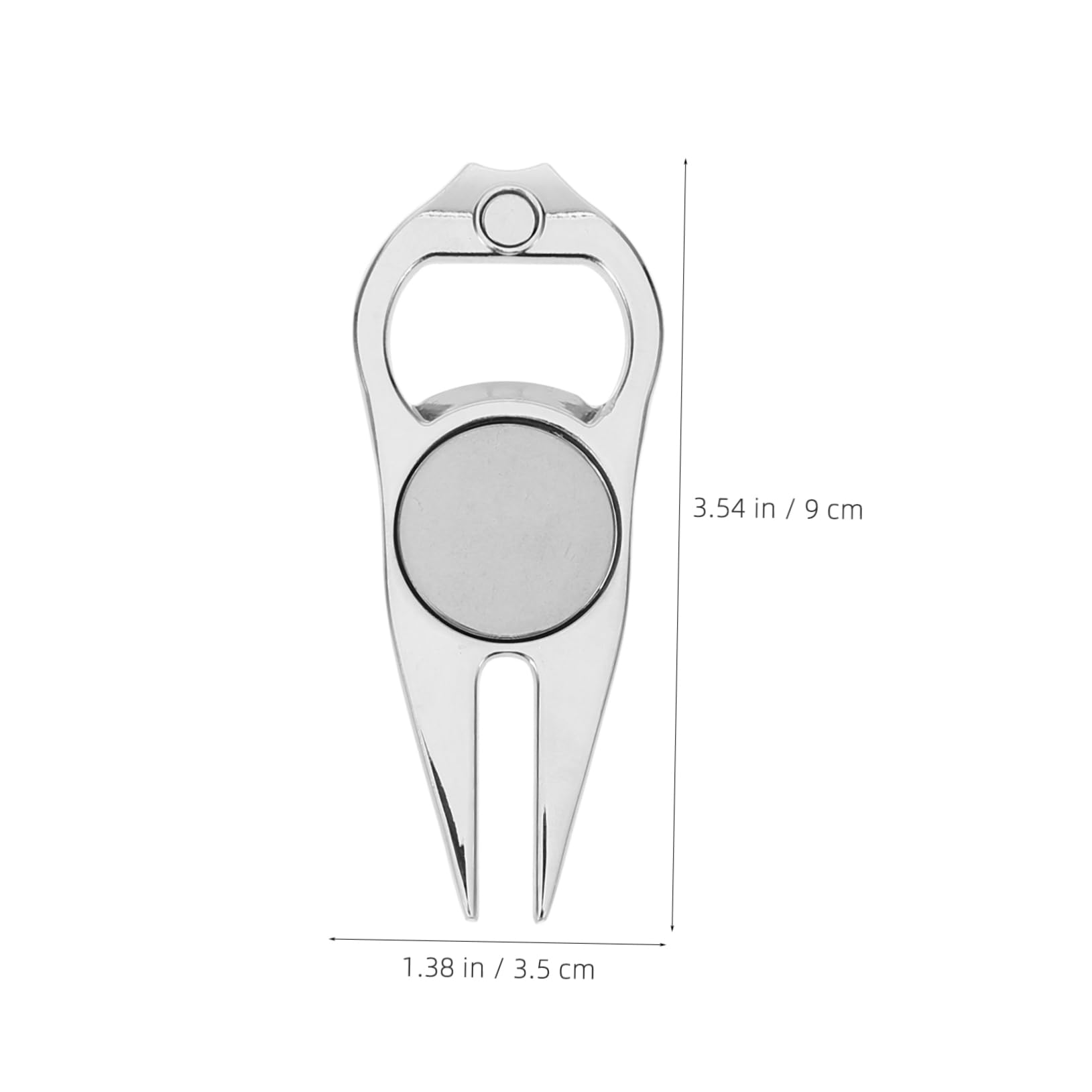 HONMEET Golf Divot Repair Tool Portable Fork with Professional Ball Marker for Golf Course Maintenance Durable Design Essential Accessory for Golfers