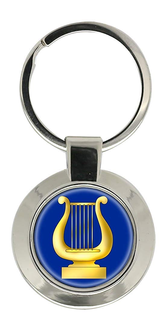 Giftshop Uk Unisex Silver Coloured Metal Masonic Lodge Organist Key Ring