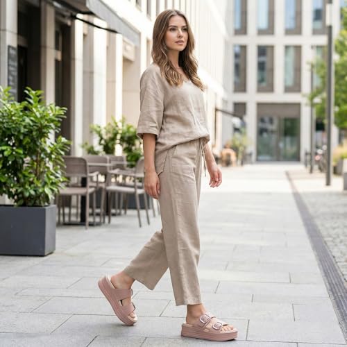 Image of KOBURG Diva Sandals for Women| Durable| Lightweight| Daily|Stylish l Antiskid|Heels|Easy to Clean Sandals| Comfortable | Extra Soft Slide KS-444