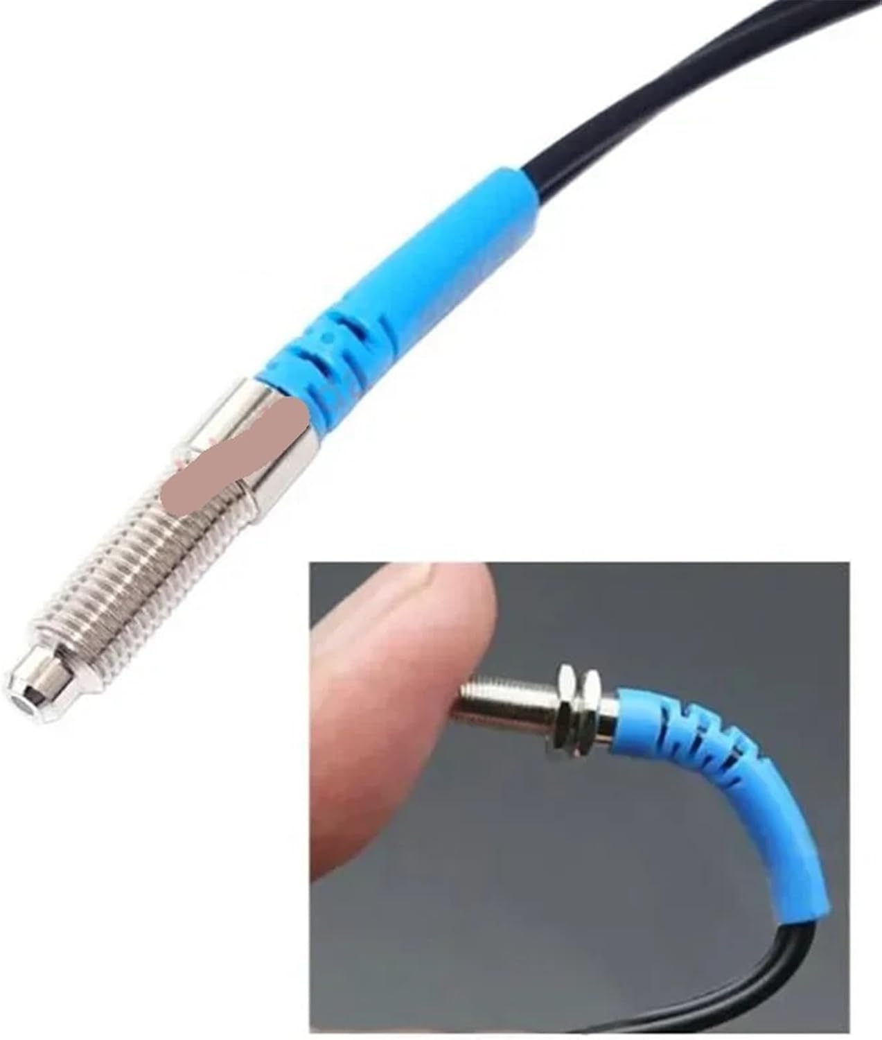 2PCS Optical Fiber PRC6Y10 Coaxial Multi-core Optical Fiber Sensor Nf-db01