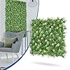 2 PCS 20×20 Artificial 3D Panel Fence Privacy Screen Evergreen Panels Fake Plant Wall Decor for Indoor Outdoor Garden Wedding Decor Mixed 16 Style