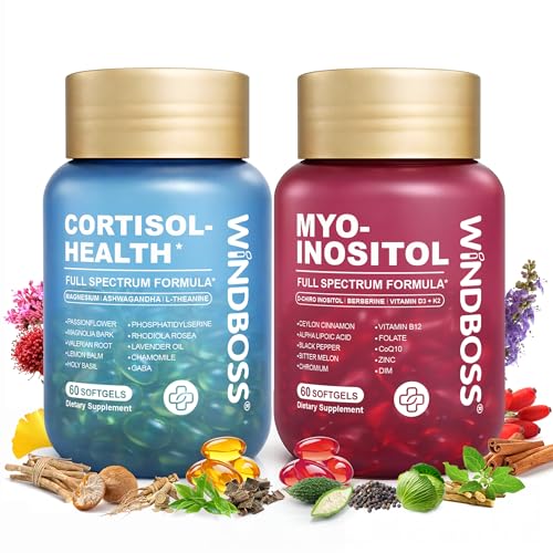 Windboss Myo Inositol & Cortisol Supplements