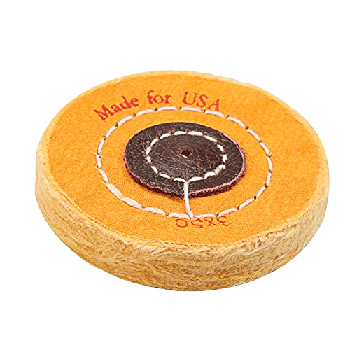 Utoolmart Coussin de polissage en coton 75 mm pour polissage fin de divers bijoux en or et argent Cover