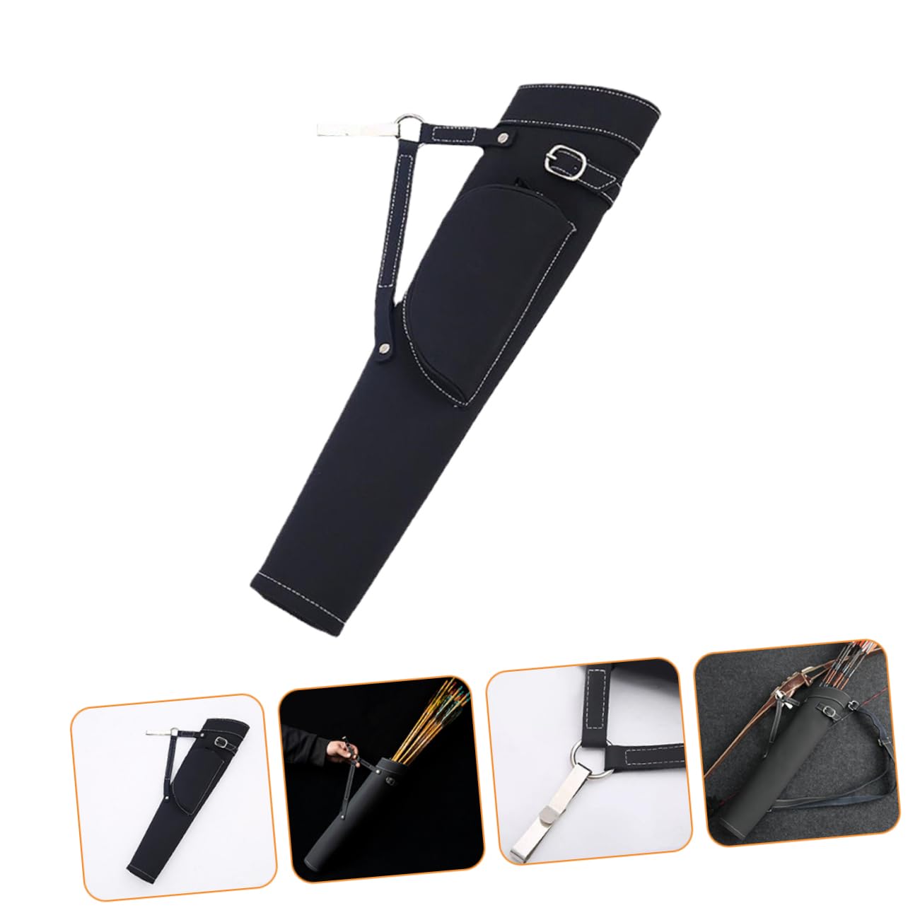 ARTSEWPLY Arrow Storage Backpack Bag Archery Holder for Outdoor Hunting Practice Portable Dual-Sided Design Comfortable Carrying for All Arrow