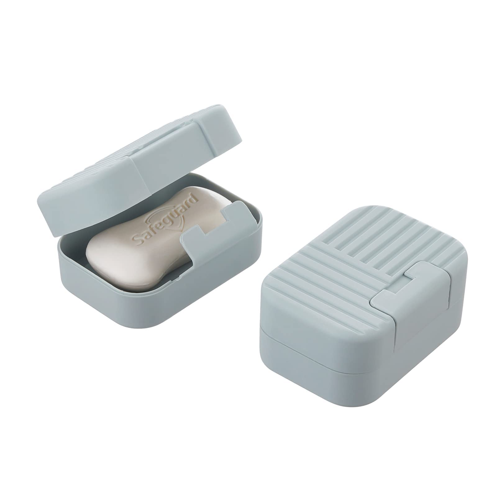 Rayyan Soap Box,Travel Soap Container,Soap Case with Lid,Soap Savers for Bar Soap,Waterproof Travel Soap Box,Travel Soap Portable Holder Dispenser,Soap Travel Case for Camping,Gym,Travel(Pack of 2)