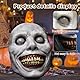 DAJASD Halloween Maske, Lächelnde Dämonenmaske, Latex Gruselmaske, Realistische Horror Maske, Horror Scary Halloween Mask, Halloween Gruselige Masken Für Karneval Fasching Halloween