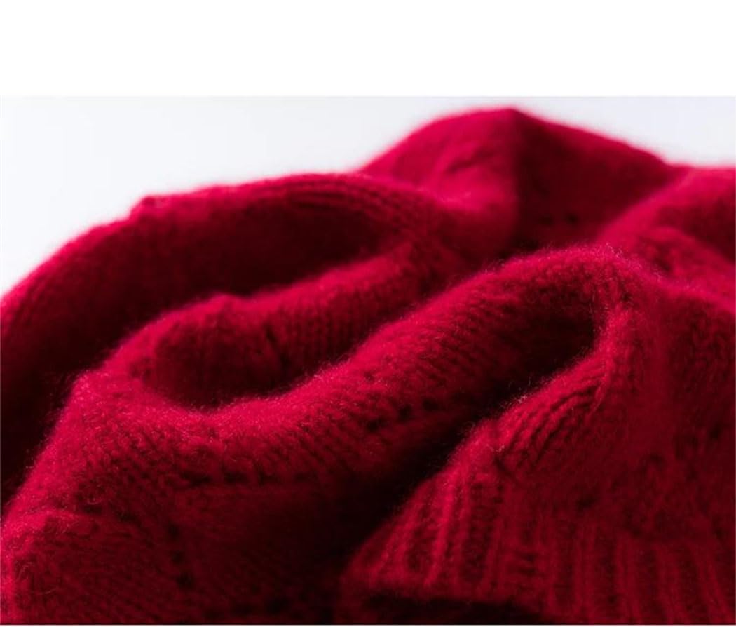 Gorros de lana para mujer, con textura hueca, gorros de invierno cálidos y suaves