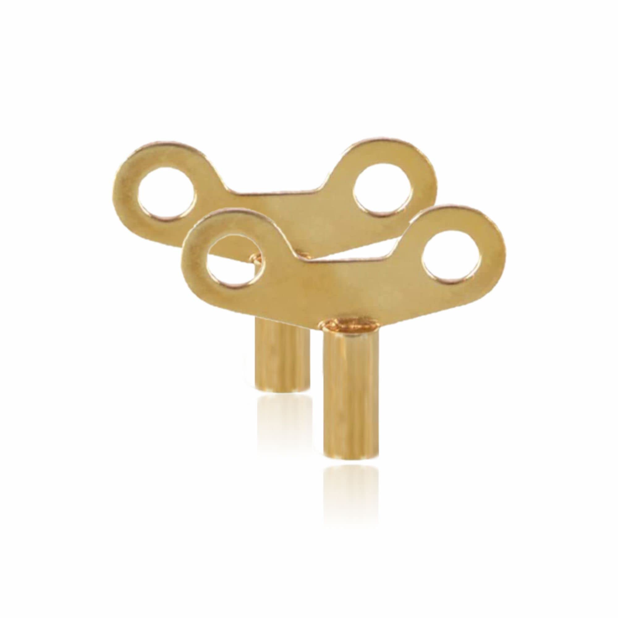 Radiator Key Radiator Bleed Key Solid Brass Clock Type Heating Bleed Key  Rad Bleed Valve Clock Style Keys for Bleeding Radiators Air Vent Lock and 