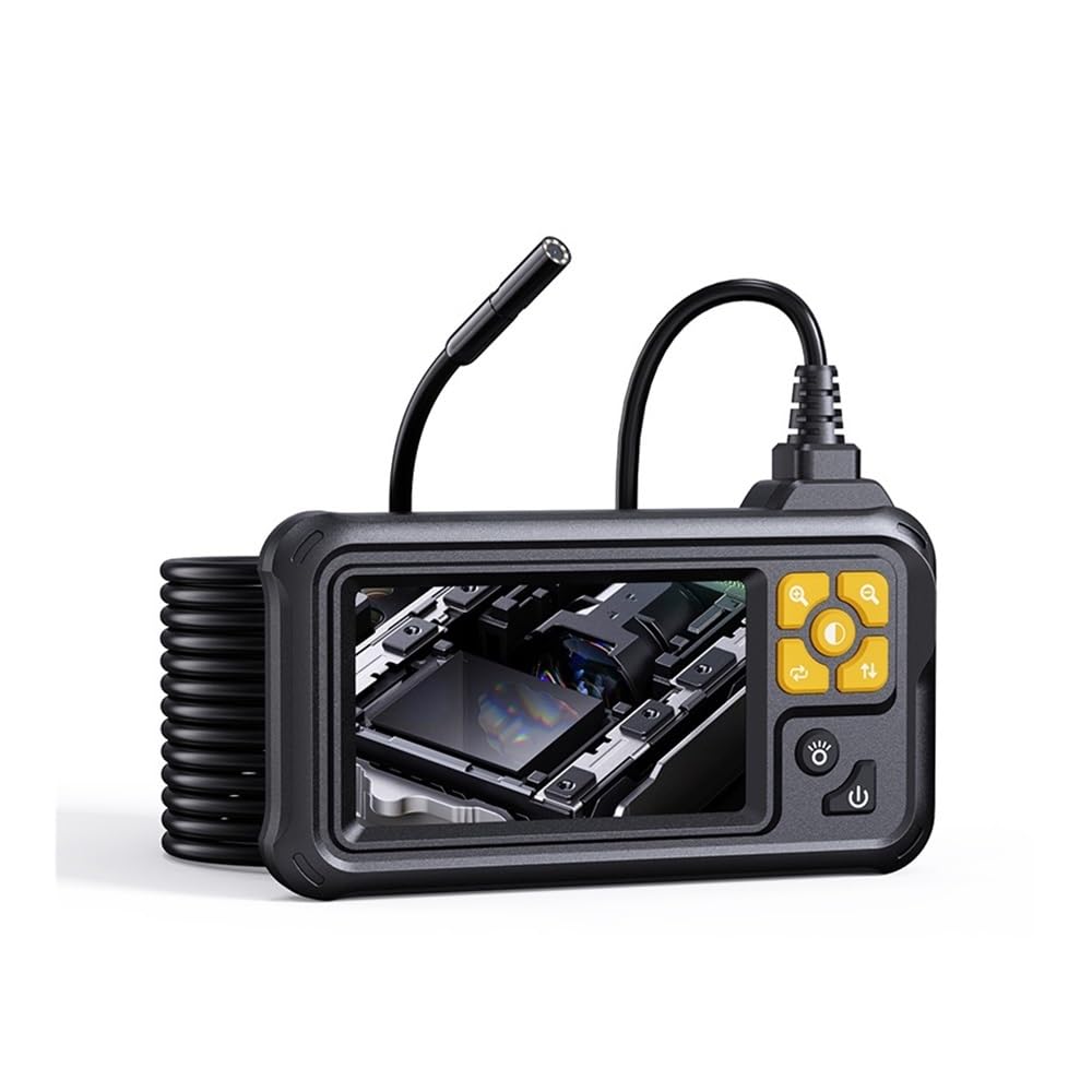 4,3'' IPS Industrie Endoskop Kamera Dual Objektiv 1080P IP67 wasserdichte Endoskop for Rohr Auto Inspektion(10m,Single Lens)