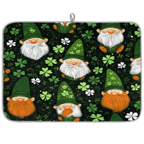 Axurera Tapete de secado de platos para encimera de cocina, absorbente y escurridor de platos lavable para encimeras de cocina, 61 x 46 cm