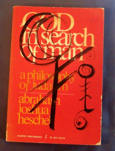 God In Search Of Man A Philosophy Of Judaism (T... B000O208WY Book Cover