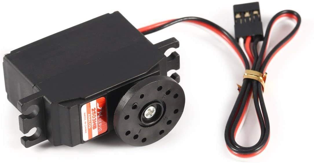 REES52® JX PS-2503HB 4.8V-6V High-Voltage 0.10sec/60 3.35kg Analog Plastic Gear Servo Metal Case for 1/12 RC Car 1