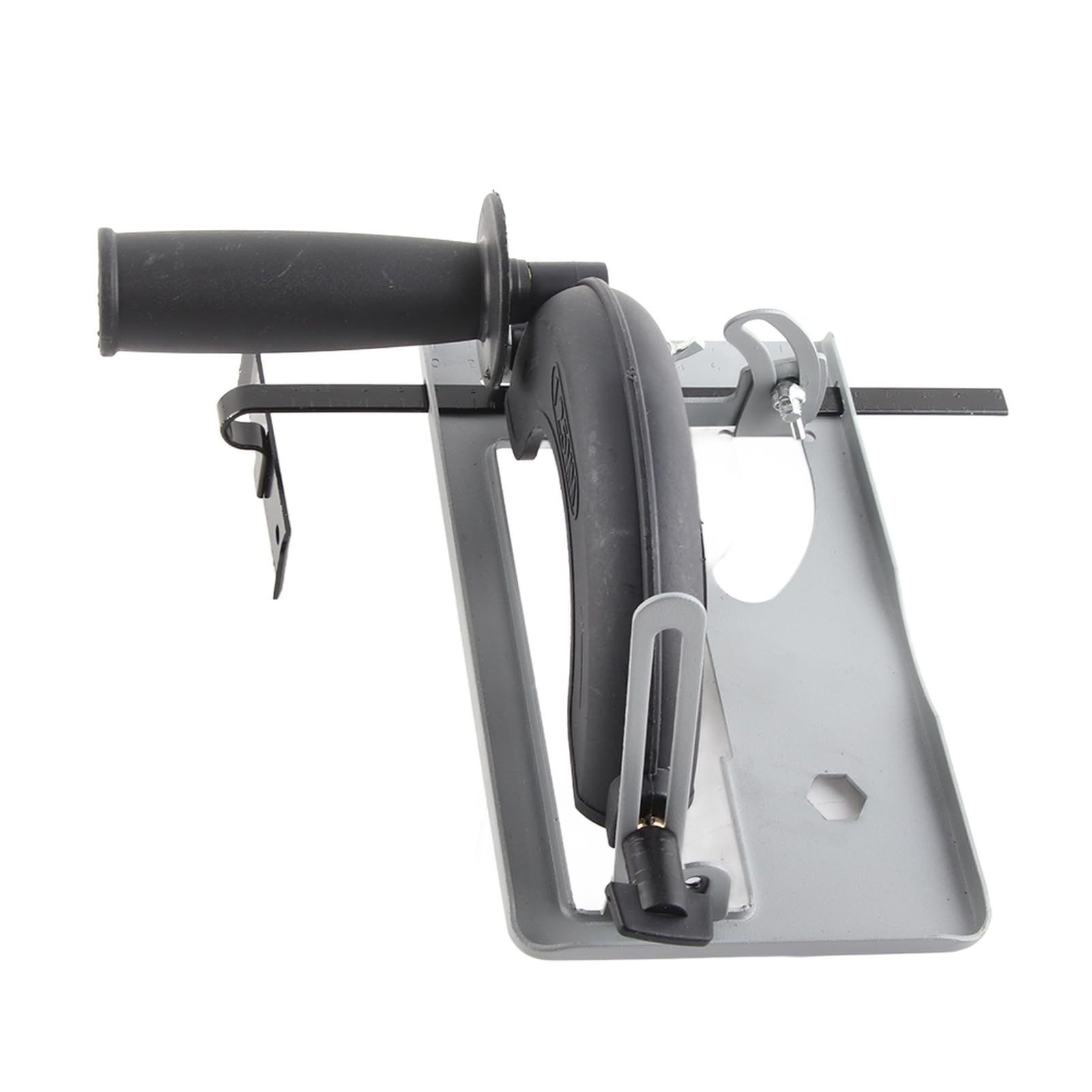 Soporte para amoladora angular SustVita con profundidad de corte de 0-40 mm y ángulo ajustable de 0-45°, se adapta a amoladoras angulares de 100 mm/125 mm, base para amoladora