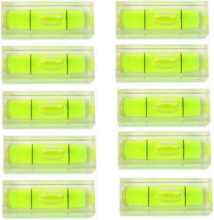 11pcs Mini Level Picture Hanging Spirit Bubble Level, 10x10x29mm Square Level Mark Measuring Tools