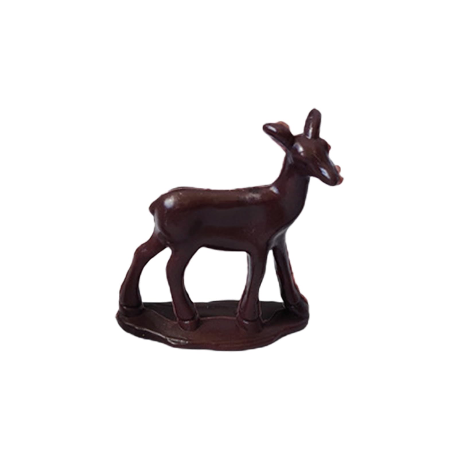 Kalttoy Christmas Reindeer Figurines Resin Deer Statues Elk Sculpture Deer Ornaments for Living Room Wine Cabinet Home Decor Figurine Decor