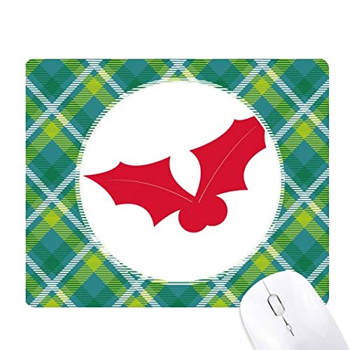 Tapis de souris Noël leaf red pour sublimer votre bureau en fête