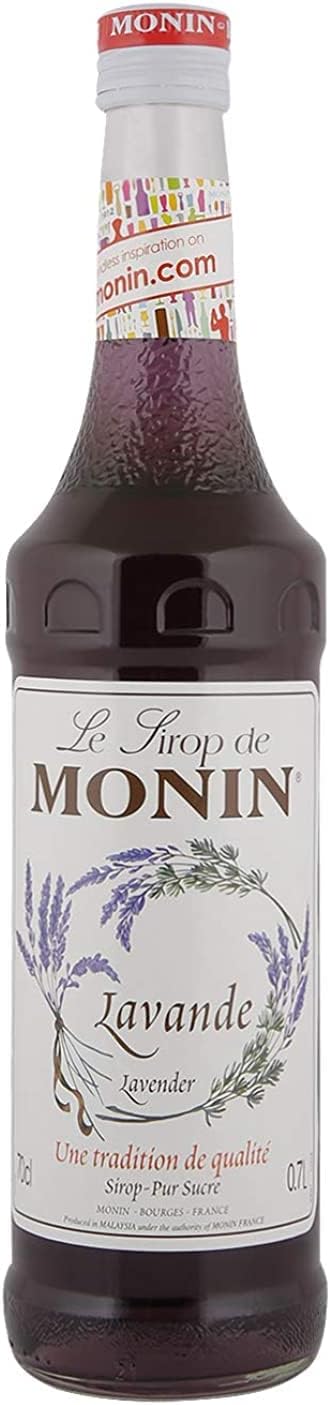 Monin Lavender Syrup In Glass Bottle, 700 ml