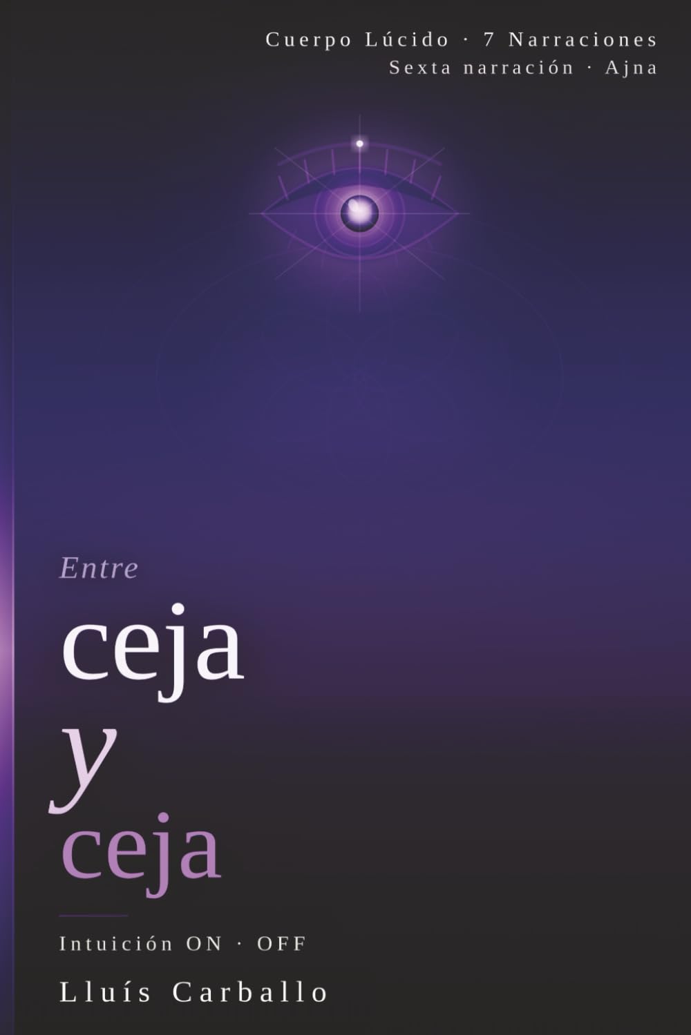 Entre ceja y ceja: Intruición ON-OFF (Cuerpo Lúcido: 7 novelas de la mente encarnada)