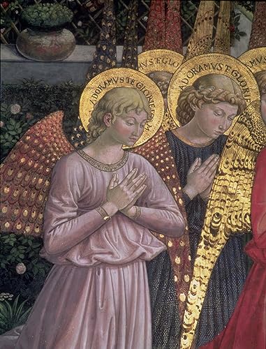 Gravures les anges de Benozzo Gozzoli sur toile moderne haute définition 60x90
