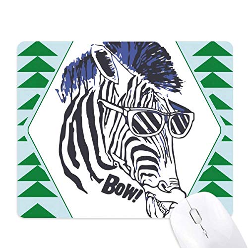 Tapis de souris animal Pinto vert tapis en caoutchouc pour souris optique motif pin