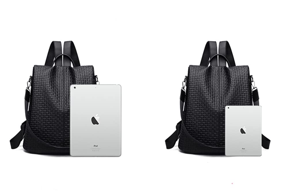 Zaino Donna Antifurto Elegante Borse a Tracolla Impermeabile PU Pelle Borse a Zainetto Multifunzionale Zaino Scuola Viaggio Lavoro Daypack