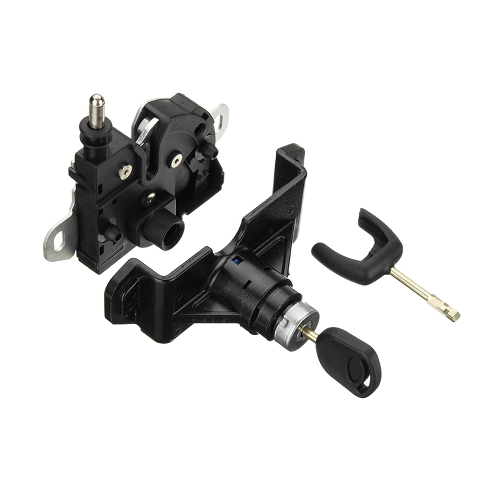 Kompletny zestaw zamka i zatrzasku maski maski z 2 kluczami, do Forda, Transita MK7 2006-2011 Cylinder zamka drzwi