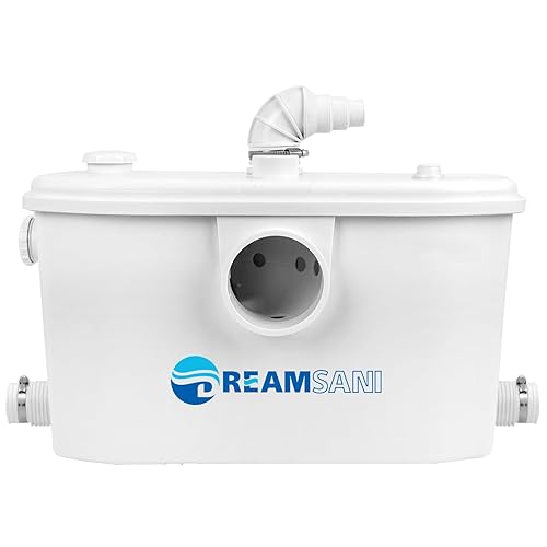 750W Macerator Pump, Macecrating Toilet Pump for Basement with Water