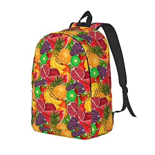 Sac à dos ordinateur portable pour éviter le mal de dos en voyage scolaire taille M ananas - 2