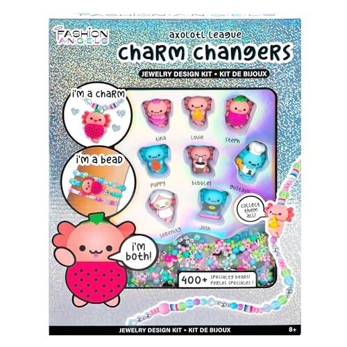 Kit bijoux Axolotl avec breloques interchangeables pour fabriquer ses colliers - 7
