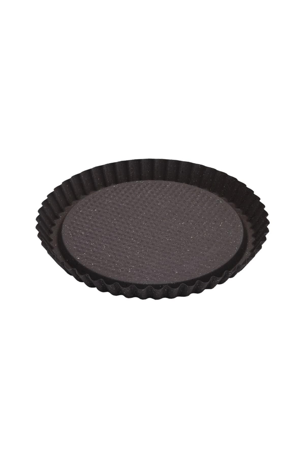 L K Laurel Kitchen Tart & Turta Ve Kek Kalıbı Granit Efektli Mavi Yapışmaz Kaliteli 28 Cm