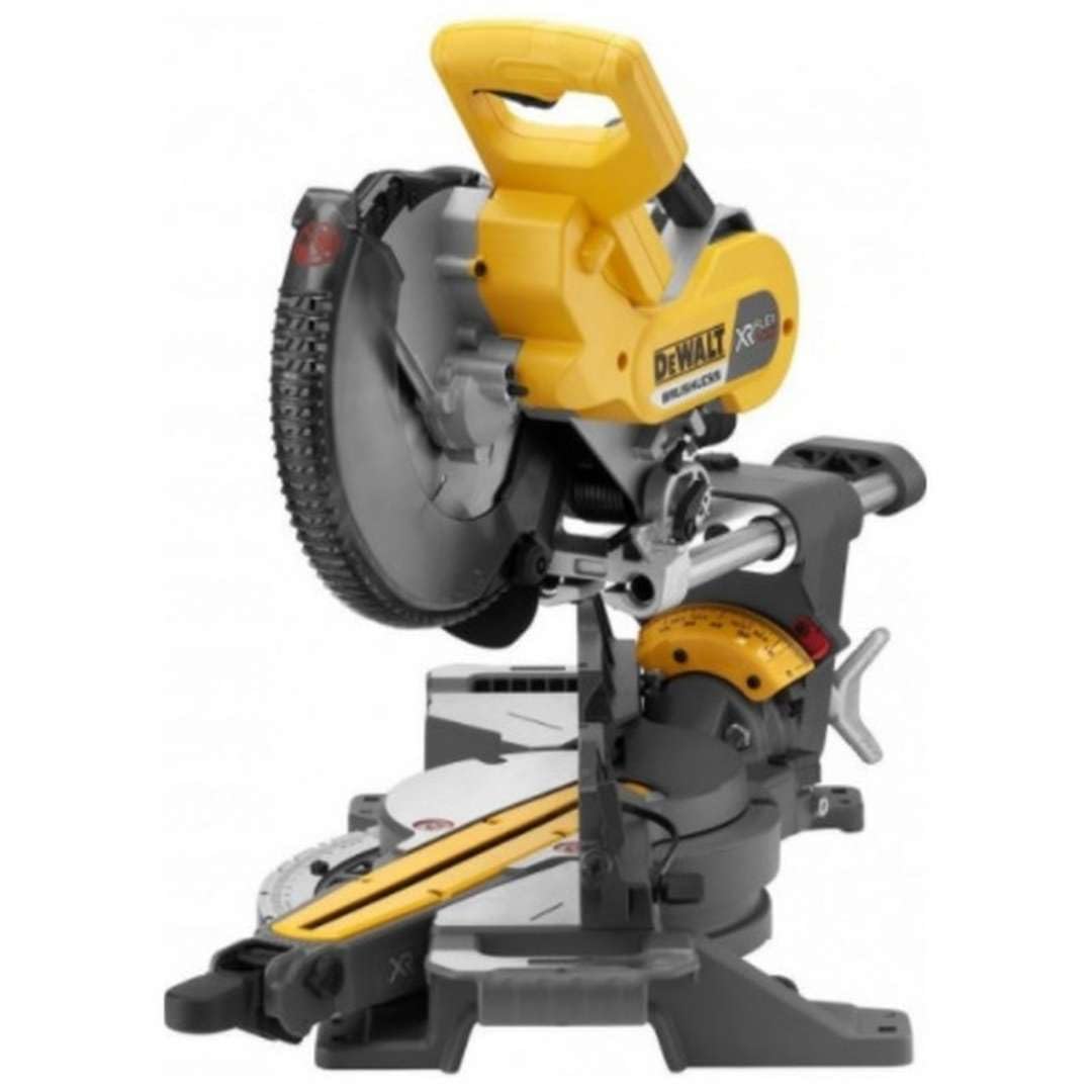 Dewalt – Sierra de inglete radial 54 V XR FLEXVOLT BRUSHLESS 250 mm + 2 baterías 2 Ah + cargador – Dewalt – DCS727T2-QW