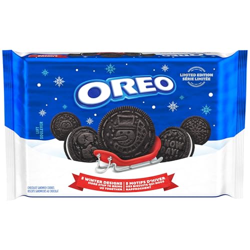 OREO Winter Chocolate Sandwich Cookies, Holiday Cookies, Limited Edition 530 g