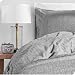 Bare Home Duvet Cover Set Double Size - Premium 1800 Ultra-Soft Duvet Cover Set - Lightweight - Cooling Duvet Cover - Bed Duvet Cover with 2 Pillowcases (Double, Heathered Charcoal)
