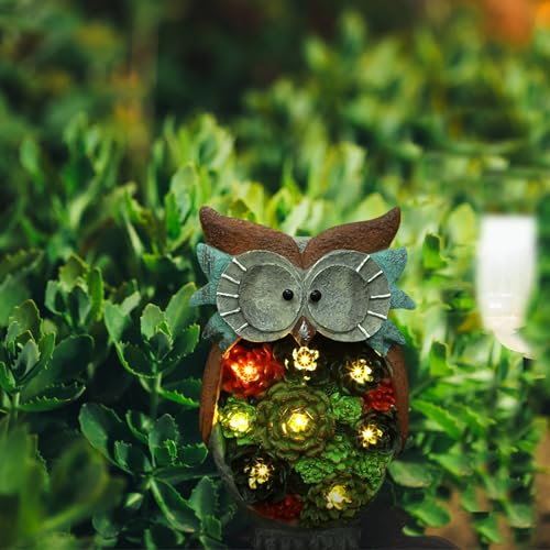 Veilleuse décorative LED hibou avec étanchéité renforcée pour extérieur - 6