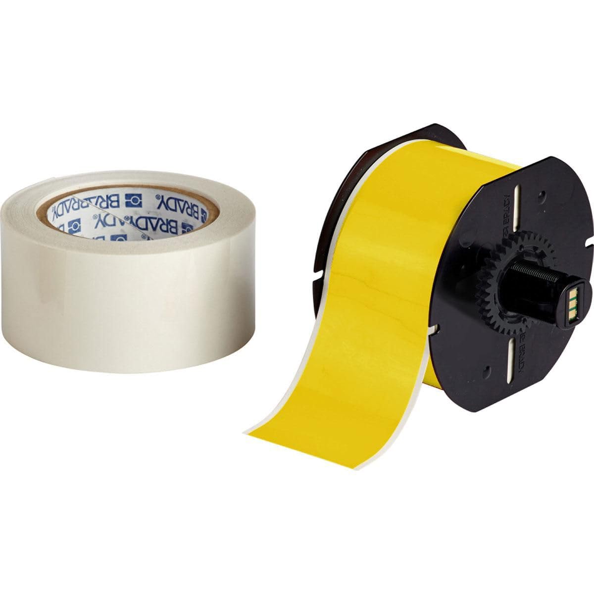 Brady B30C-2250-483YL-KT Polyester with Polyester Over Laminate Continuous Tape, 100' x 2.25