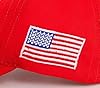 Baseball Hat Embroidery 2028 for Trump Flag Cap with Adjustable Strap for Men & Women, Golf Hat Red #1