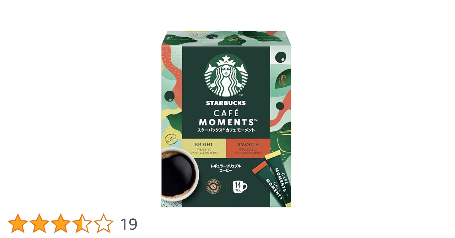 marc／スターバックスカフェモーメントスムース　12個セット スターバックス インスタントコーヒー カフェ モーメント