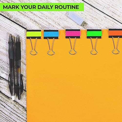 Image of 1 /2 inch x 12Yd Spike Tape Multi Color Pack of 5 - Neon Colored Gaffers Tape & Stage Tape for Floor Marking - Spike Tape Theater Colored Gaff Tape for Sports, Office & Media Industry