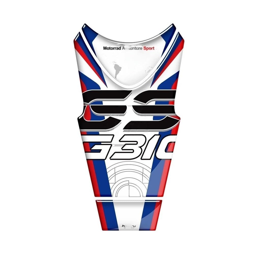 Motorcycle Fuel Tank Cap Sticker Motorcycle Gas Tank Pad Protector Case for B&M&W Motorrad G310GS G310 GS 2018-2021 40 Year