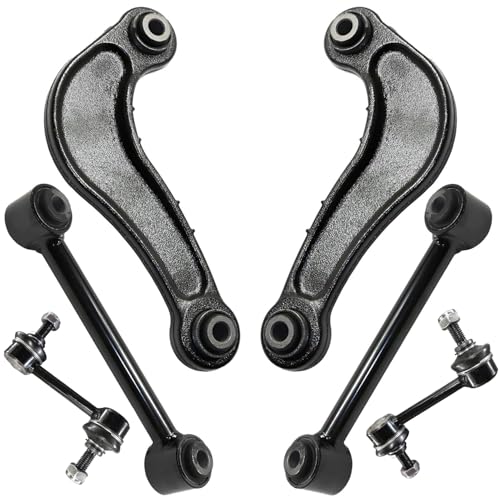 Image of Detroit Axle - 6pc Rear Control Arms Sway Bars for Ford 2007-2010 Edge, Lincoln 2009-2010 MKX