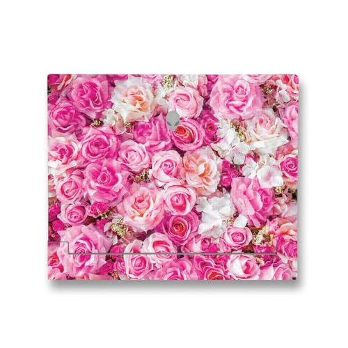 Image of MightySkins Carbon Fiber Skin Compatible with Alienware X14 R2 (2023) Full Wrap Kit - Bed of Roses | Protective, Durable Textured Carbon Fiber Finish | Easy to Apply & Change Styles | Made in The USA