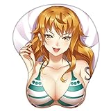 Godnestoris Computer Gaming Mouse Pad,Anime Mouse pad,Anime Girl Gaming mousepads, Anime Girl Mouse Pad 3D with Gel Wrist Rest Support.