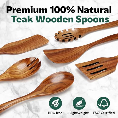 Spatules en bois antiadhésives pour protéger vos casseroles de la cuisine