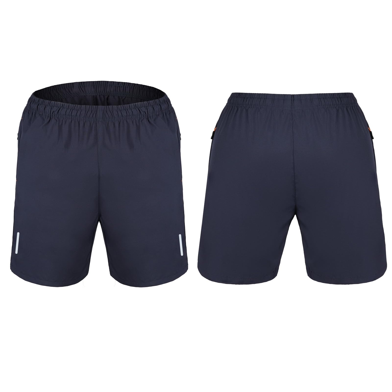 AUYAO Sporthose Kurz Herren, Trainingshose Herren Kurz, Herren Sport Shorts, Gymshort Leichte Schnell Trocknend Laufshort Kurze Hosen mit Reißverschlusstasche, Tennis Short Sportbekleidung
