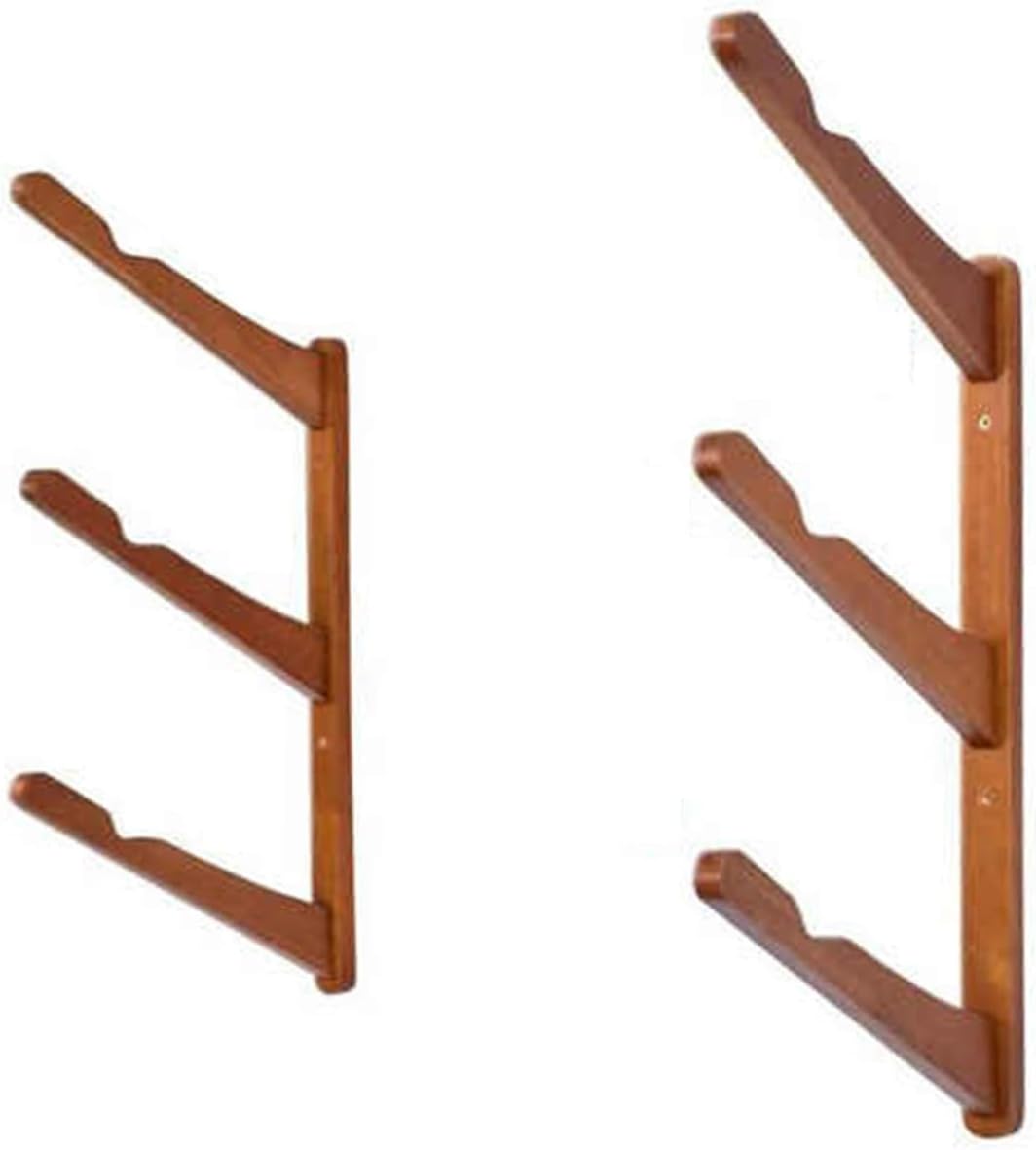 Wall-Mounted Snowboard Storage Rack,Wooden Sports Equipment Shelf,Surfboard/Skiboard Display Rack,15kg Load Capacity,Save Space