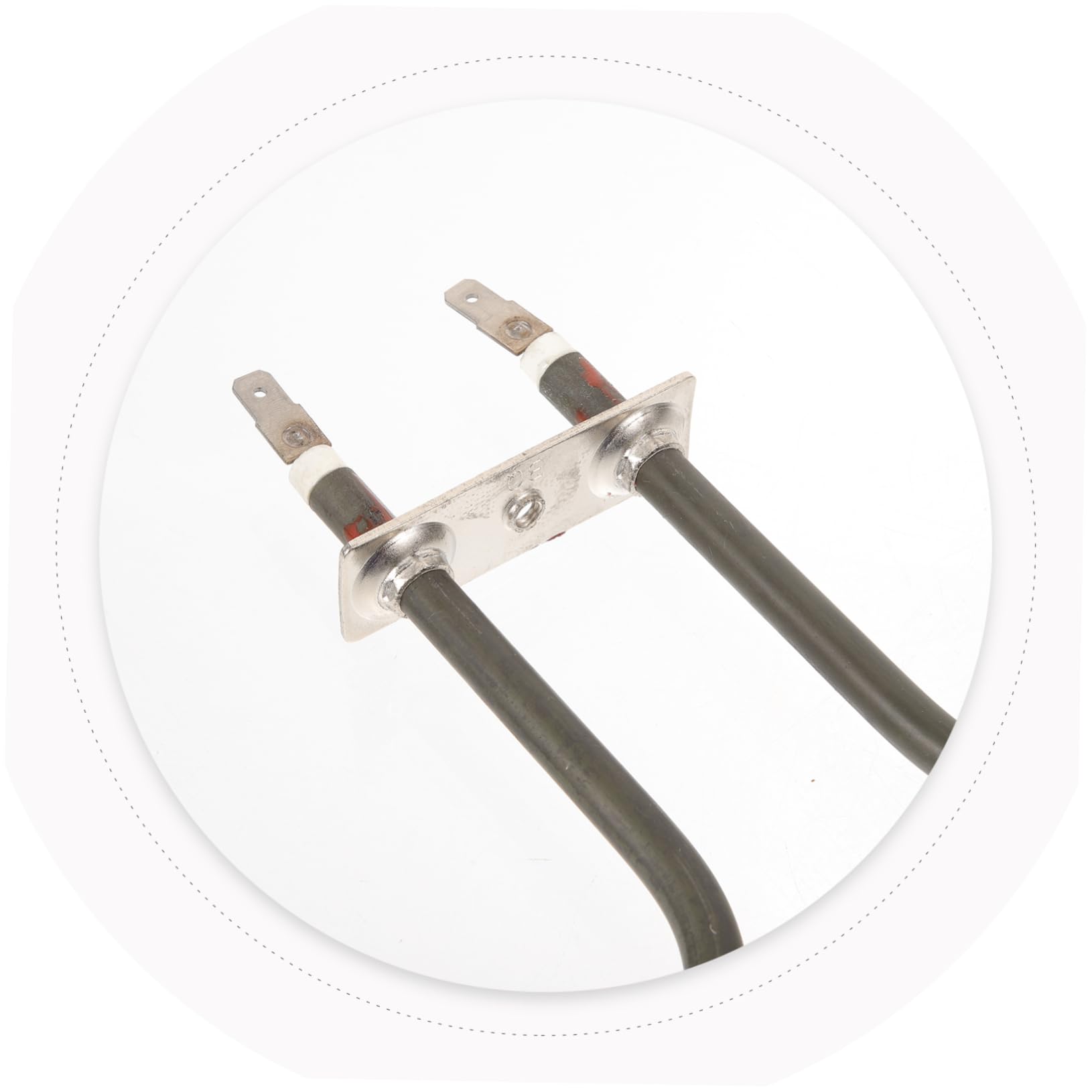 ibasenice Elemento Tubular de Sauna Negro de Acero Inoxidable para Recambio