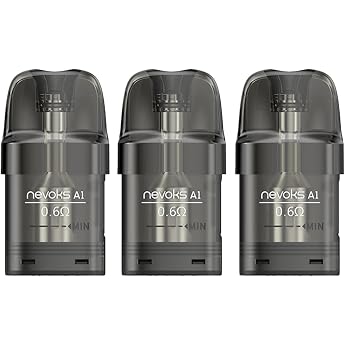 Nevoks Feelin A1 3 ml Pod Replacement Pods Resistance 0.6 Ohm Pack of 3